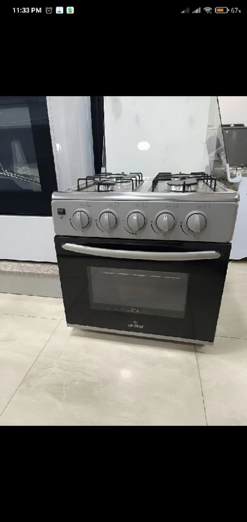 Mini Cuisinière Cristor(رمادي +أبيض) 