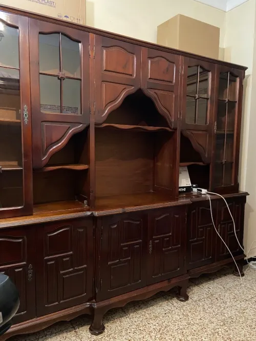 Bibliothèque bois américain 