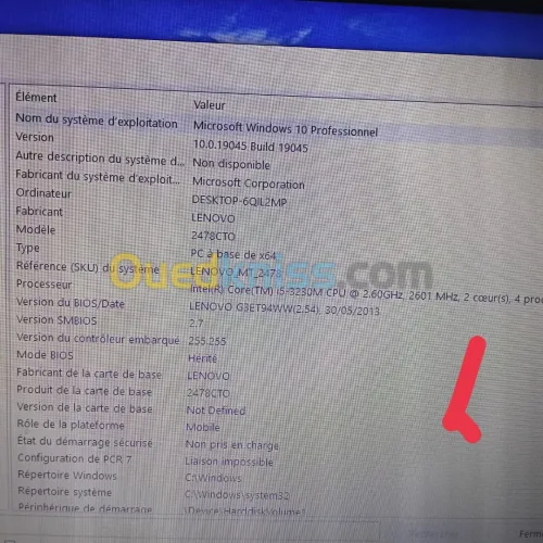 Laptop Lenovo Thinkpad 