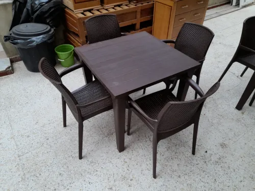 Meuble + tv + réfrigérateur 