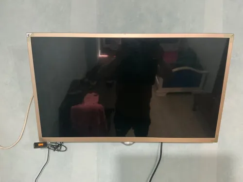 Meuble + tv + réfrigérateur 