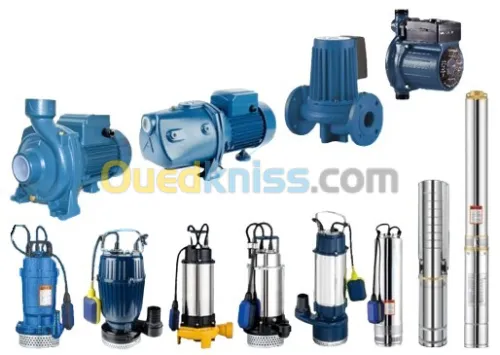 Pompe Agricole/Domestique/Immergée/Vide cave/Circulateur Marque MARQUIS