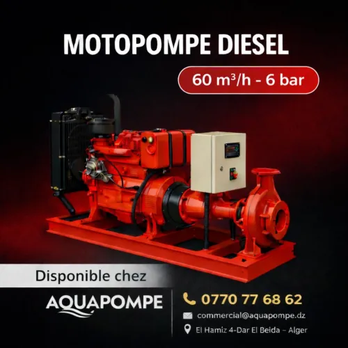 MOTOPOMPE DIESEL ANTI-INCENDIE