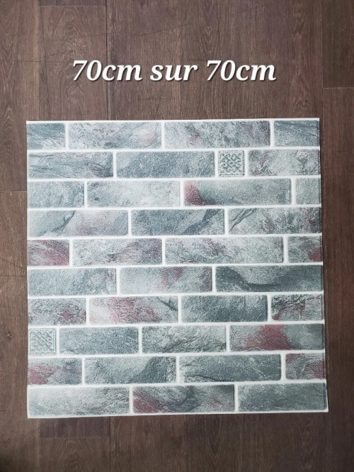 Plaque 3D et mosaïque adhésif