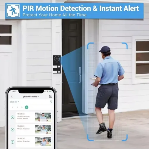 video phone contrôle à distance avec tuya application