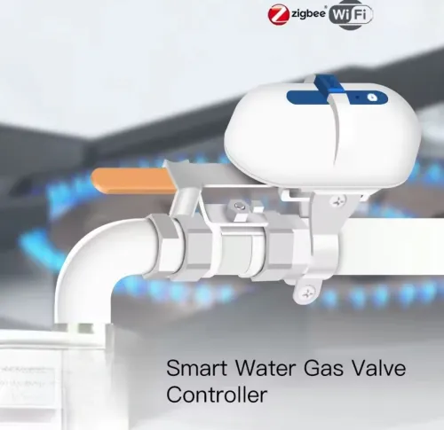 Contrôleur intelligent de vanne zigbee pour eau et gaz.