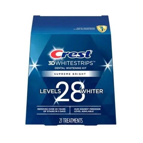 Crest 3D WHITESTRIPS Traitement Rajeunissant Niveau 28 (42 Patchs: 21 Traitements)