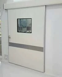 Porte coulissante hermétique médicale pour bloc opératoire - ابواب مستشفيات طبية خاص بغرف العمليات