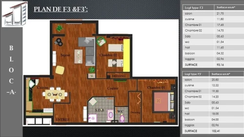 Vente Appartement F3 F4 Tipaza Bou ismail