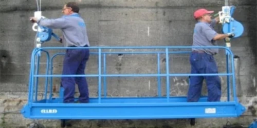 Panneau plateforme nacelle suspendu 