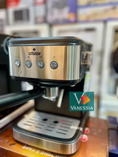 Cafetière cristor 2en1 capsules et bras inox