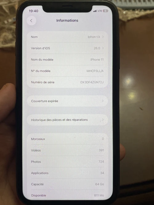 Appel Iphon 11