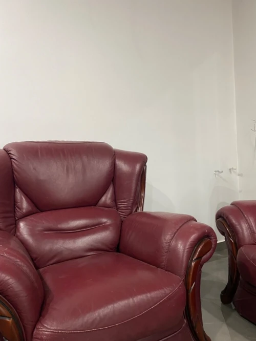 Salon 5 places en vrai cuir 