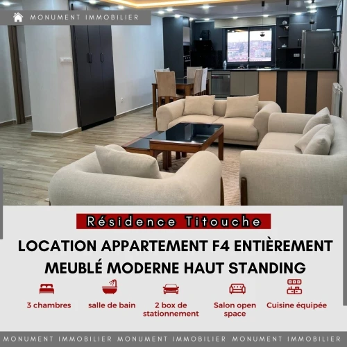 Location Appartement F4 Alger Birkhadem