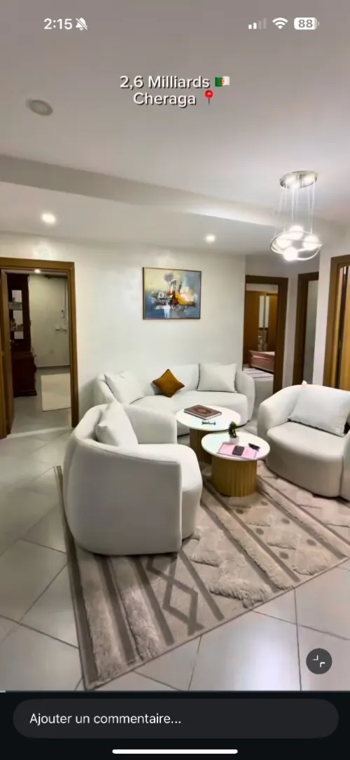 Vente Appartement F3 Alger Cheraga