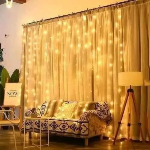 ستائر ضوئية لاد صفراء rideau led jaune