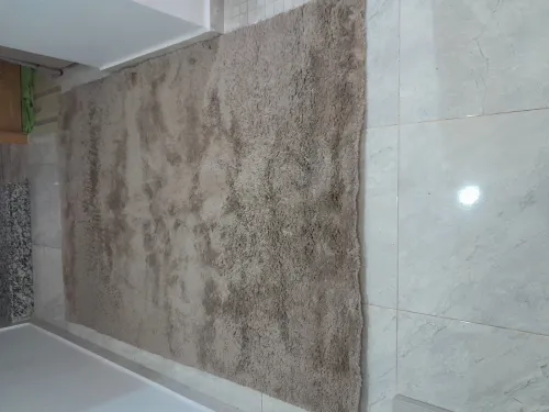 Tapis de couleur beige 