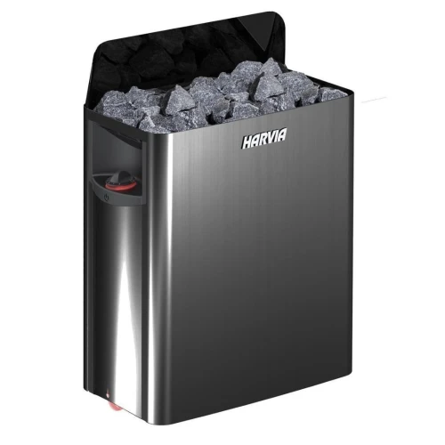 Poêles de sauna éléctrique Harvia The Black Wall Steel SW90 9KW avec ses accéssoires