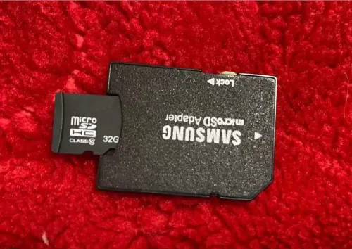 Carte mémoire 32 mg