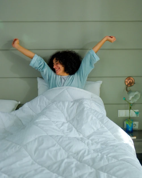 Pack couette en coton percale