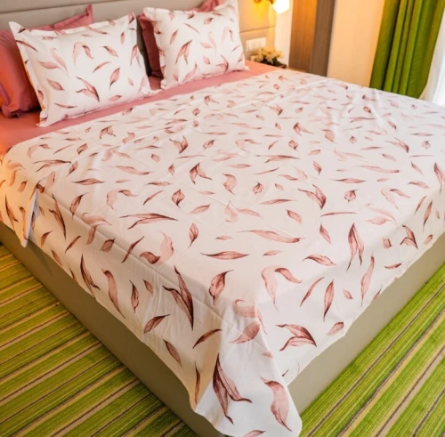 Parures de lit bloomé modernes Tissu 100% coton et durable