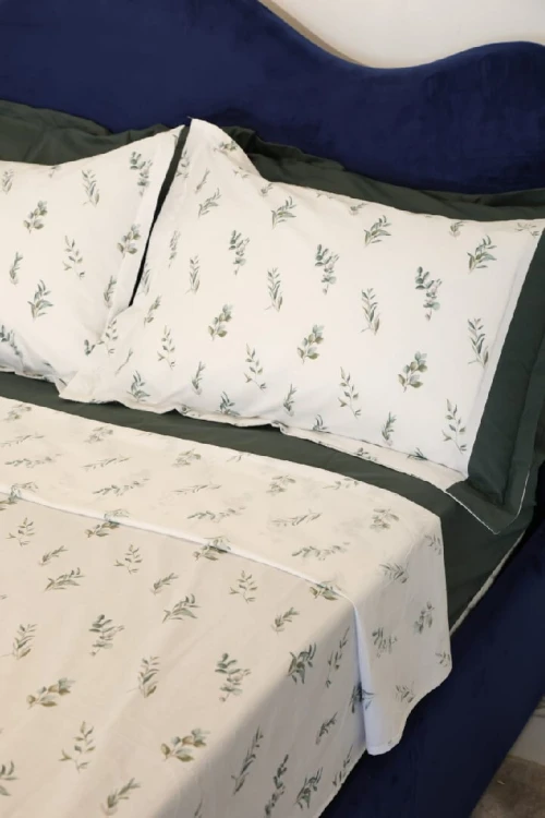 Parure de draps bloomé en coton 