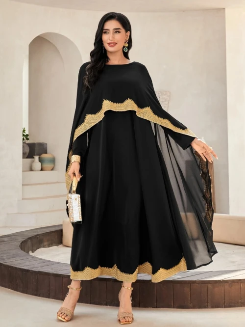 Robe Caftan En Dentelle