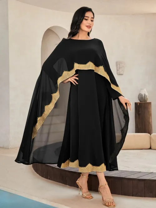 Robe Caftan En Dentelle