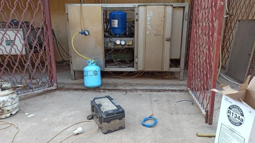 Réparation Placement déplacement charge de gaz et nettoyage a domicile