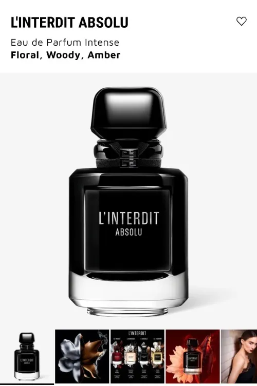 L'interdit absolu givenchy parfum