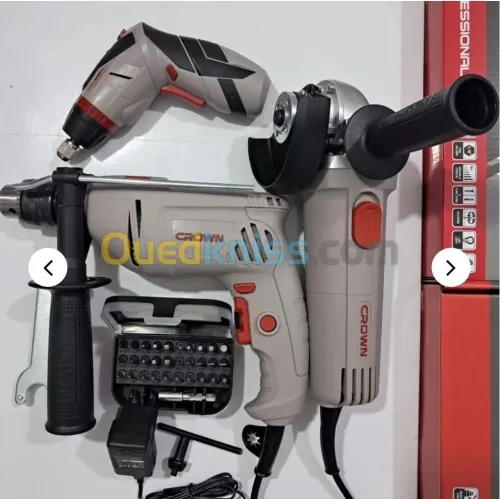produit copie 1ere choix  avec les meches accessoires  Chignole 710 wat Perceuse 670 wat نوعية جيدة