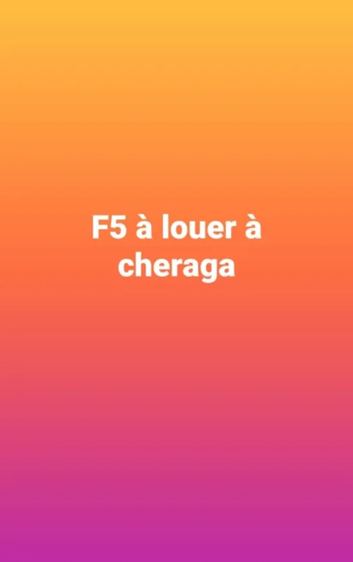 Location Appartement F5 Alger Cheraga