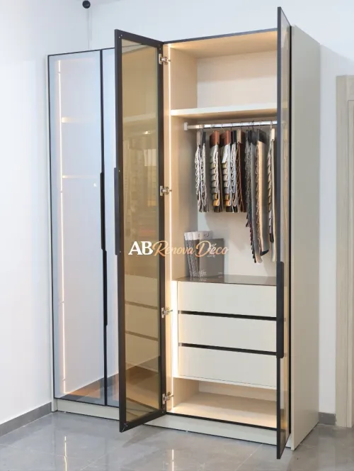 Cuisine en Egger Mdf High gloss