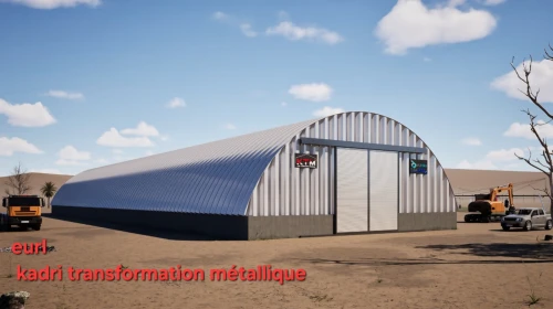 Charpente autoportante, hangar autoprtant, couverture autoportante