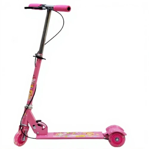 Trottinette avec roues lumineuses pour enfant