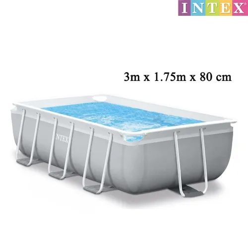 Piscine Prisme Cadre Rectangulaire 300cm X 175cm X 80cm | INTEX