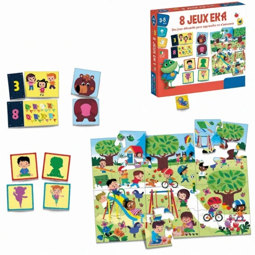 jeux educatif 8 jeux en 1  Clementoni
