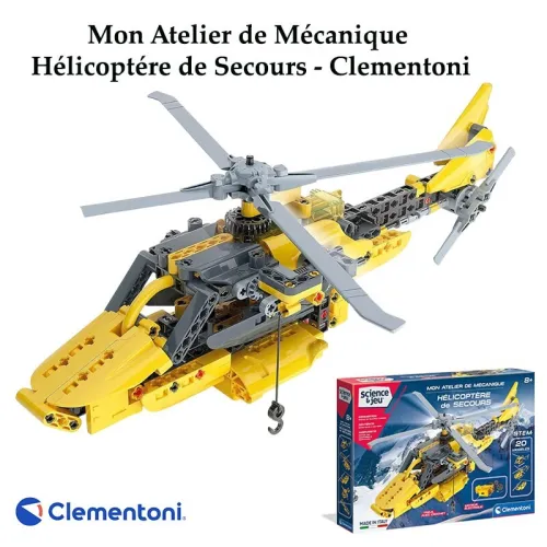 Mon Atelier de Mécanique Hélicoptére de Secours Clementoni