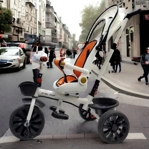 Vélo poussette évolutif Avec siège 360 de luxe Sergio