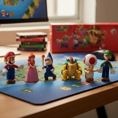 Super Mario Action Figure Set 6Pcs