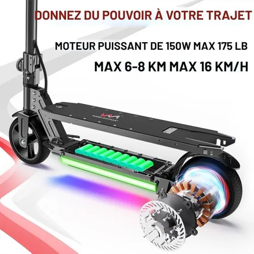 Trottinette électrique pliable 24V pour enfants