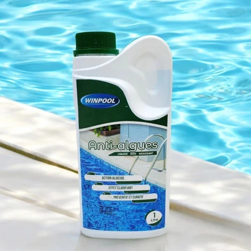 Anti algue liquide pour piscine 1 Litre  WINPOOL