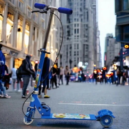 Trottinette avec roues lumineuses pour enfant