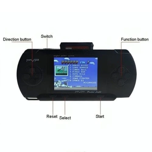 Console De Jeu Portable PXP PVP 3000 Station Light Noir