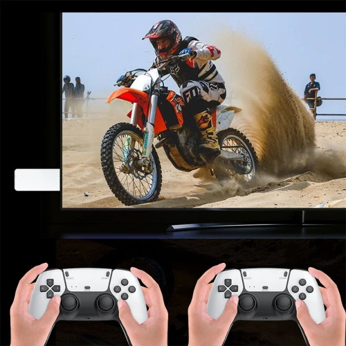 Console de jeu HD 4K avec 2 manette sans fil