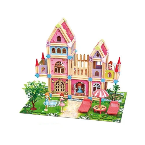 Maison de poupée en bois-Masters
