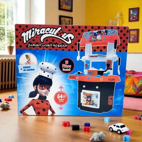 Mini Cuisine Chef pour Fille 18 Pcs