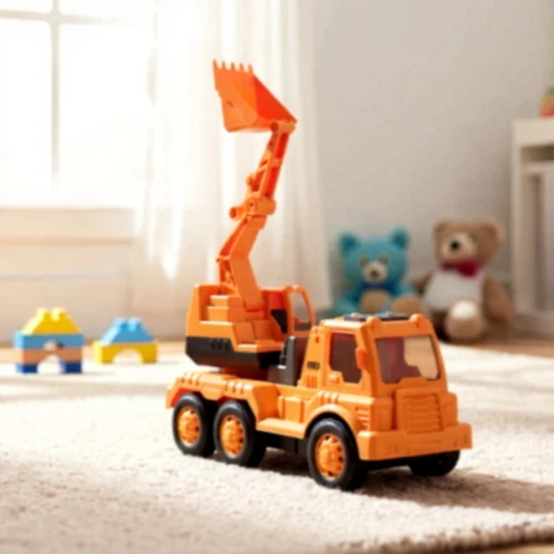 Camion de Chantier Télécommandé Rechargeable