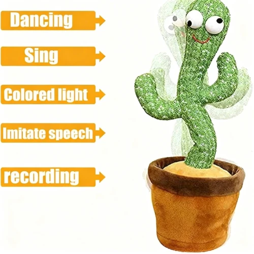 Cactus danseuse Rechargeable | لعبة الصبارة الراقصة للاطفال