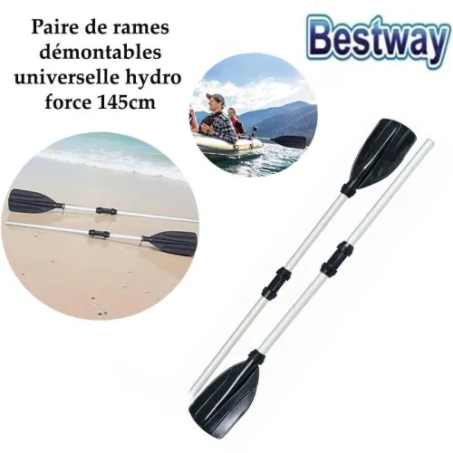 Paire de rames démontables universelle hydro force 145cm-Bestway